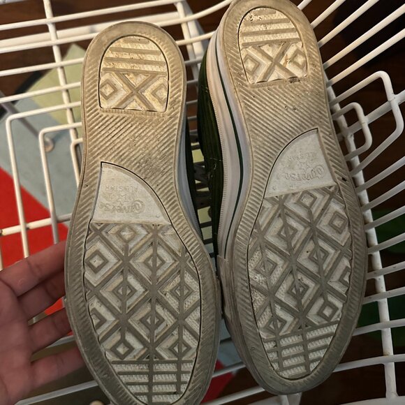 Converse One Star Platform Ox MadeMe Garden Green (Women's) sz 9 - Picture 4 of 5